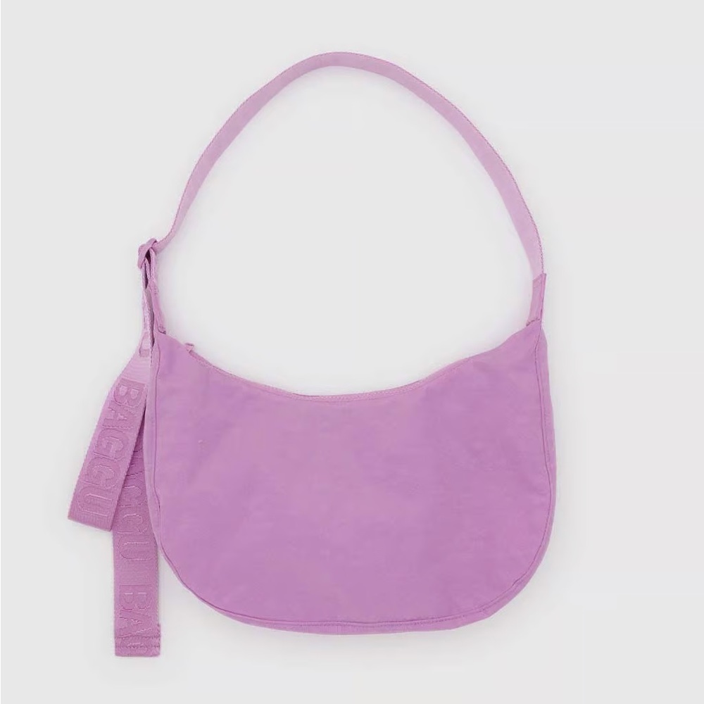 NWOT Baggu Crescent Bag- Peony (Medium)